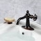 Kingston Brass KSD354RKXNB Single-Handle Bathroom Faucet with Push Pop-Up, Naples Bronze KSD354RKXNB - alternate 5